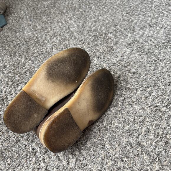 Womens Clarks Desert Brown Leather Beeswax Casual Chukka Boots Size 7 - Picture 8 of 10